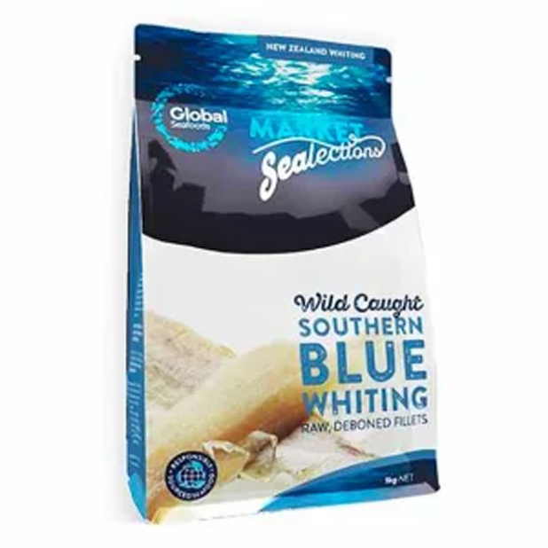 Global Seafoods Wild Caught Southern Blue Whiting 1kg